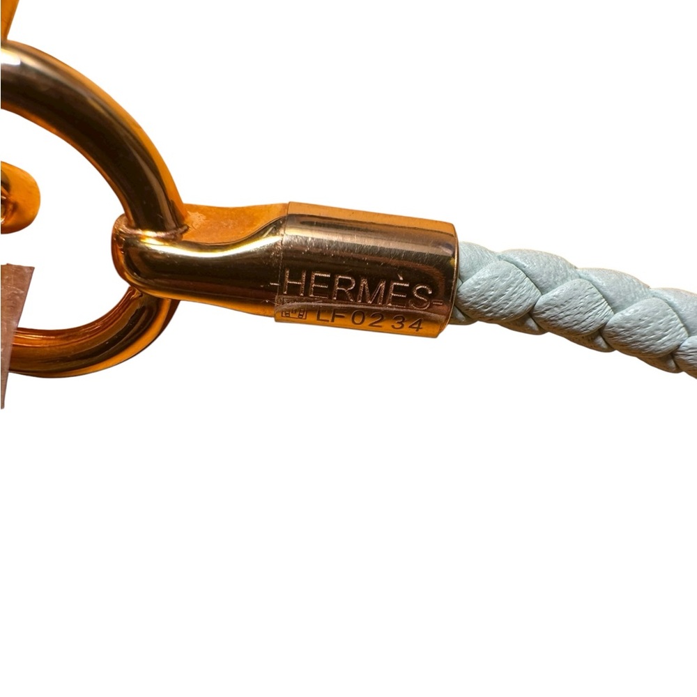 Hermes Glenan Leather Toggle Bracelet with COA - Picture 5 of 8